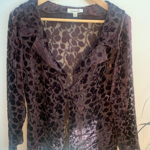 Leafy Sheer Cover Up - Picture 6 of 6